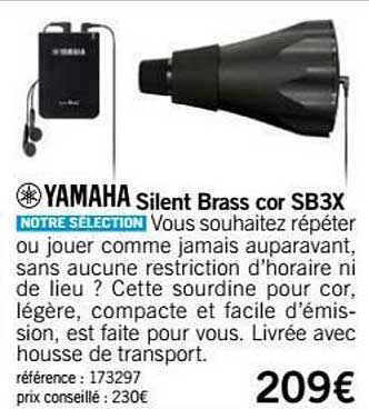 silent brass cor sb3x yamaha