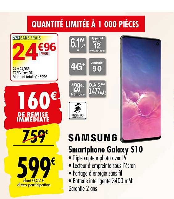 smartphone galaxy s10 samsung