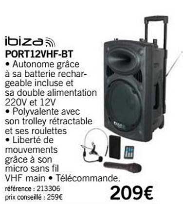 Sono Port12vhf Bt Ibiza