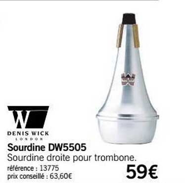 sourdine dw5505 denis wick