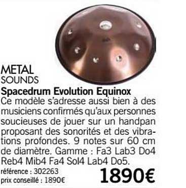 spacedrum evolution equinox metal sound