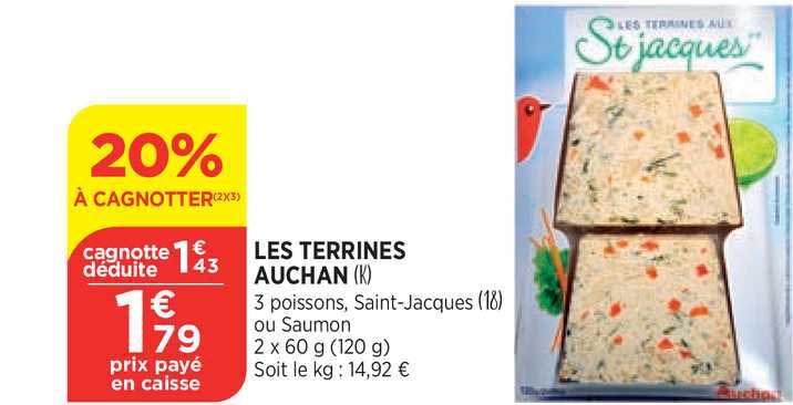 st jacques les terrines auchan