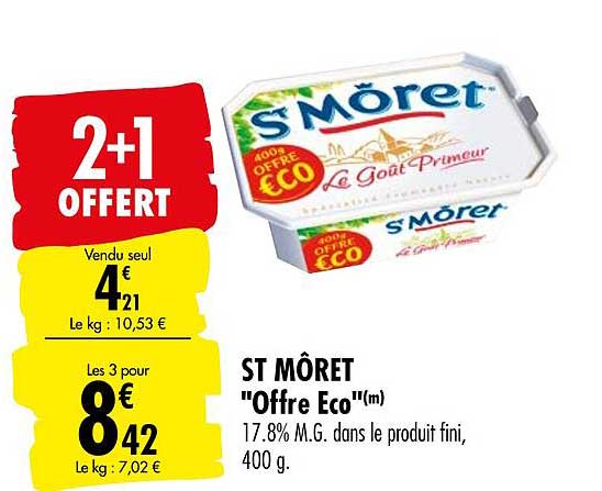 st môret le goût primeur offre eco 2+1 offert