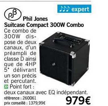 suitcase compact 300w combo phil jones