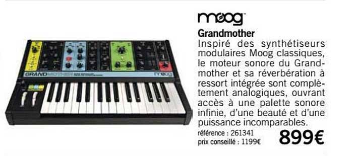 synthétiseur grandmother moog