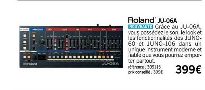 synthétiseur ju 06a roland