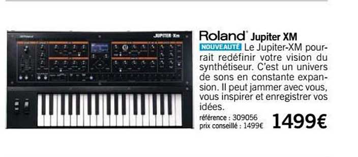 synthétiseur jupiter xm roland