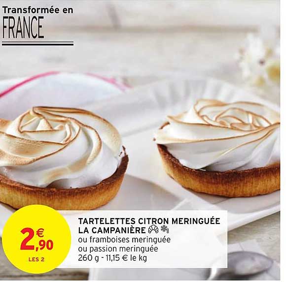 tartelettes citron meringuée la campanière