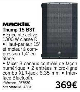 thump 15 bst mackie