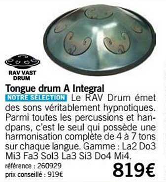 Tongue Drum A Integral Rav Vast Drum