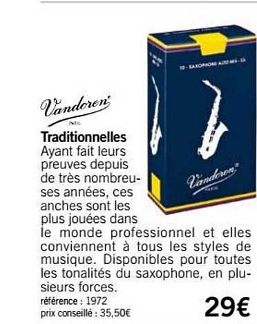 traditionnelles vandoren