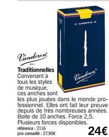 traditionnelles vandoren