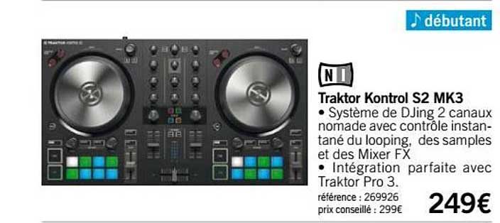 traktor kontrol s2 mk3 ni