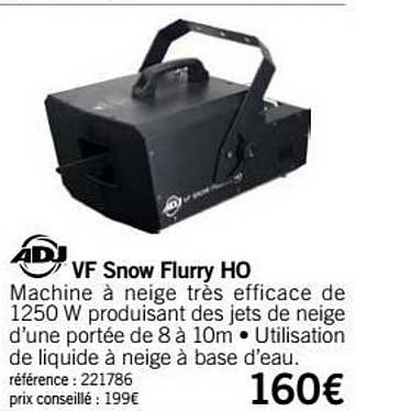 vf snow flurry ho adj