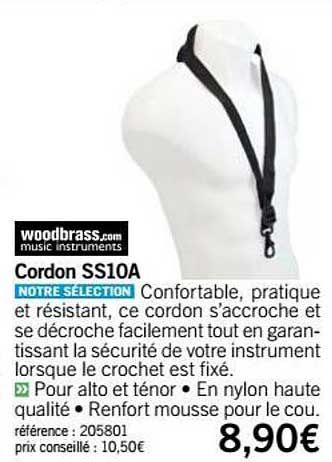 woodbrass.com cordon ss10a