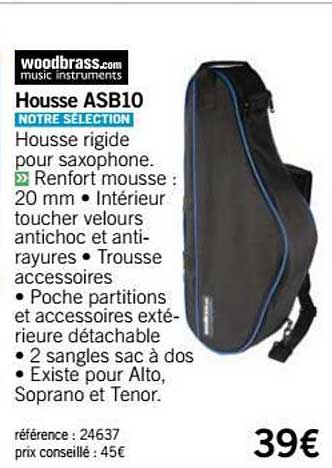 woodbrass.com housse asb10