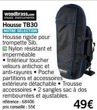 woodbrass.com housse tb30