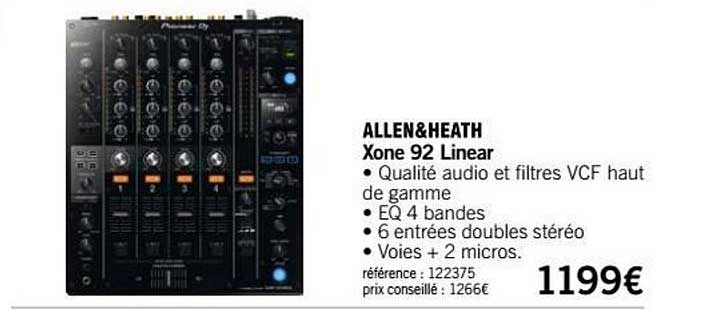 xone 92 linear allen&heath