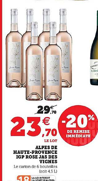 alpes de haute-provence igp rose jas des vignes