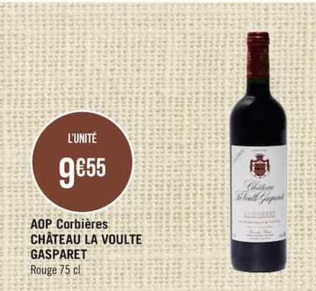 aop corbières château la voulté gasparet