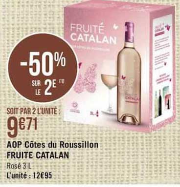 Aop Côtes Du Roussillon Fruité Catalan