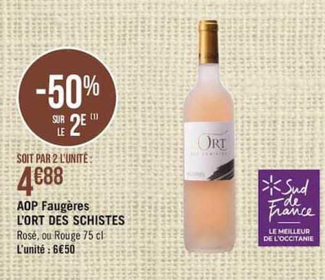 aop faugères l'ort des schistes