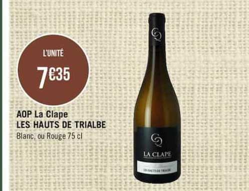 Aop La Clape Les Hauts De Trialbe