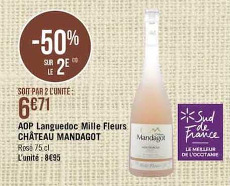 aop languedoc mille fleurs château mandagot