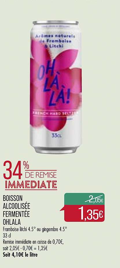 boisson alcoolisée fermentée ohlala