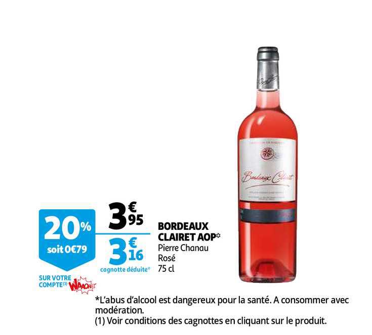 bordeaux clairet aop pierre chanau