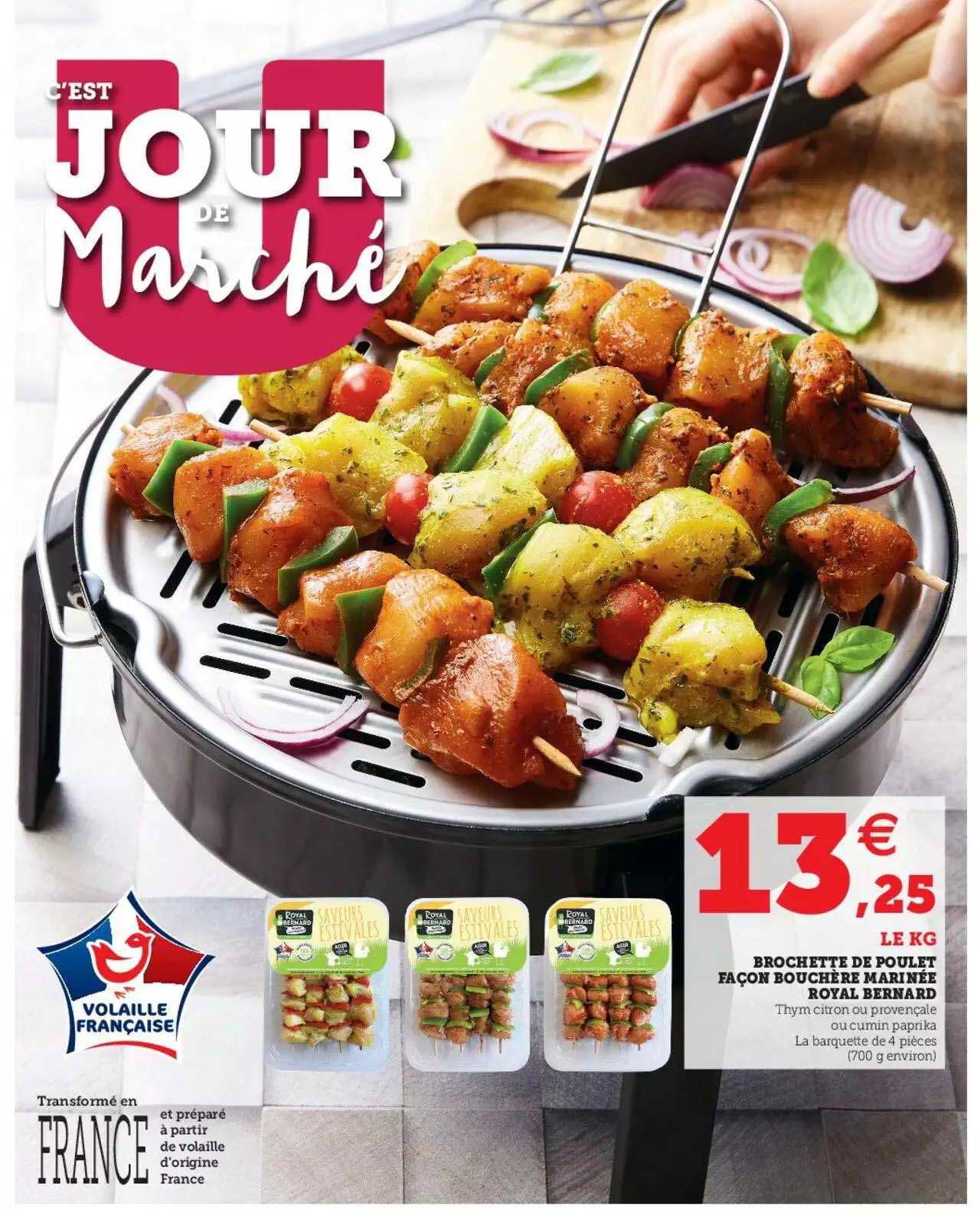 Brochette De Poulet Façon Bouchère Marinée Royal Bernard