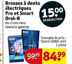 brosse à dents électriques pro et smart oral-b