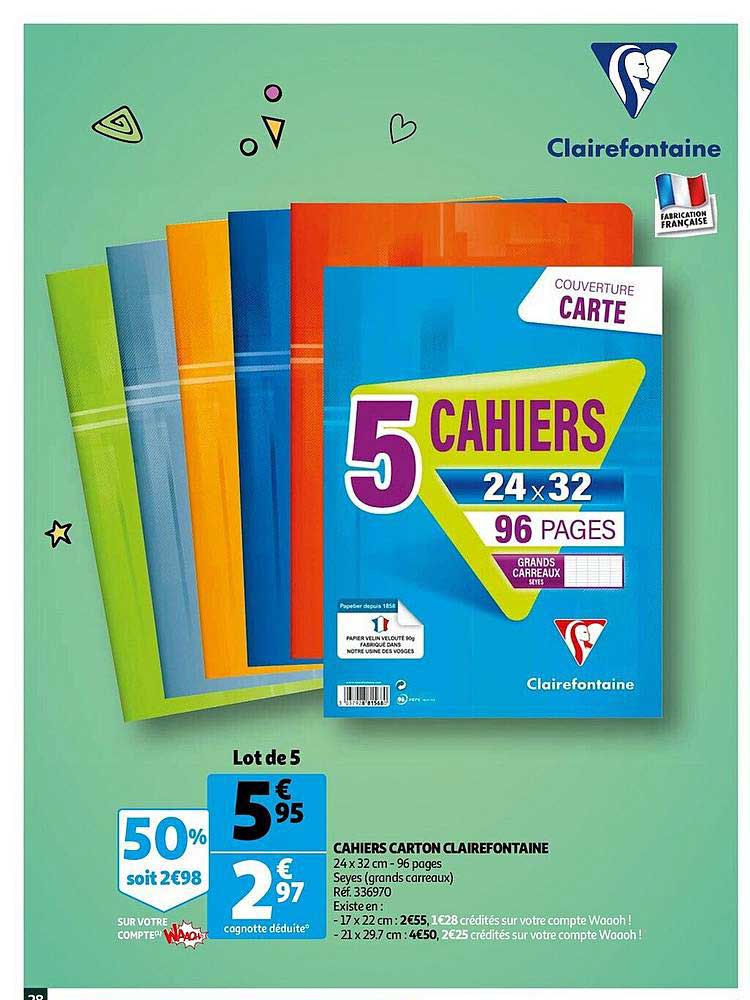 Cahiers Carton Clairefontaine