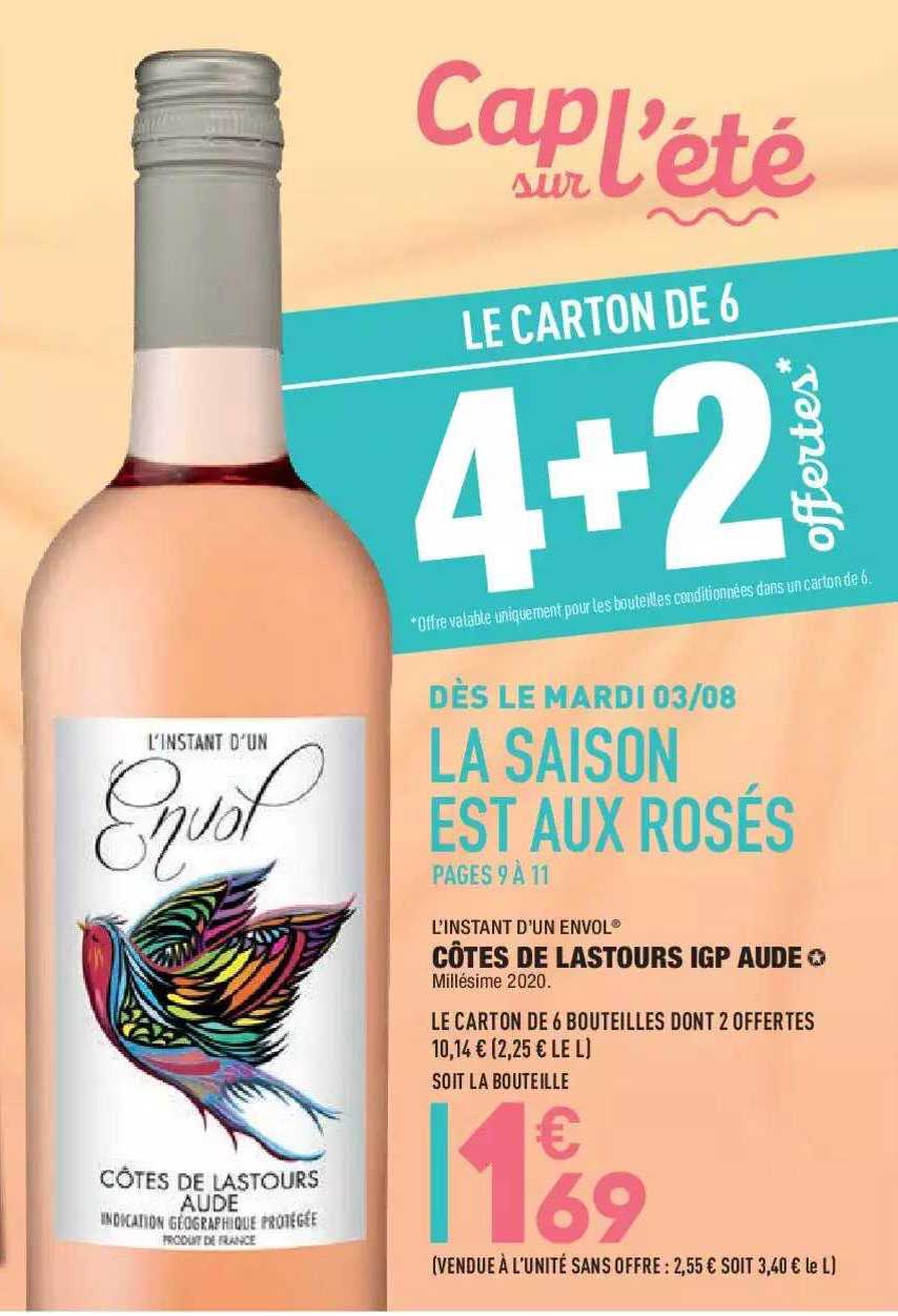 côtes de lastours igp aude l'instant d'un envol