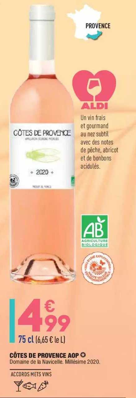 côtes de provence aop domaine de navicelle