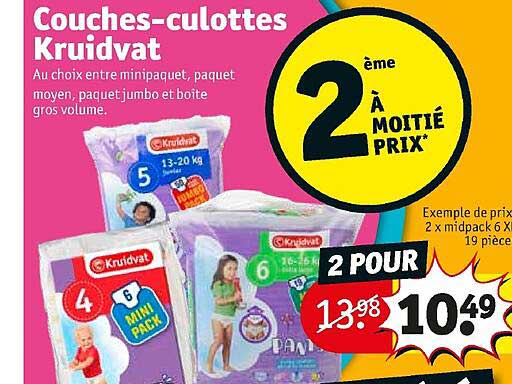 couches-culottes kruidvat