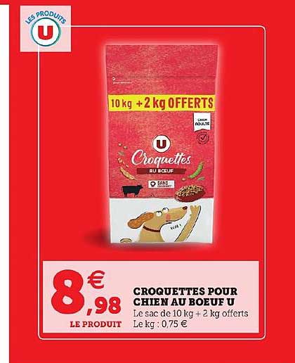 Croquettes Pour Chien Au Bœuf U