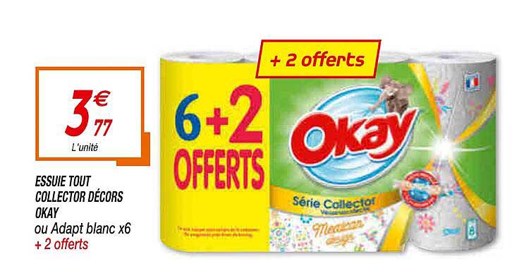 essuie tout collector décors okay