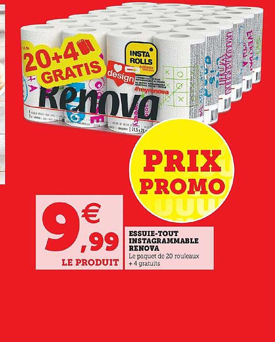 Essuie-tout Instagrammable Renova