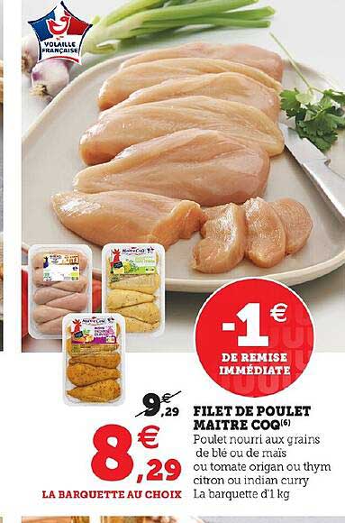 filet de poulet maitre coq