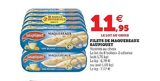 Filets De Maquereaux Saupiquet