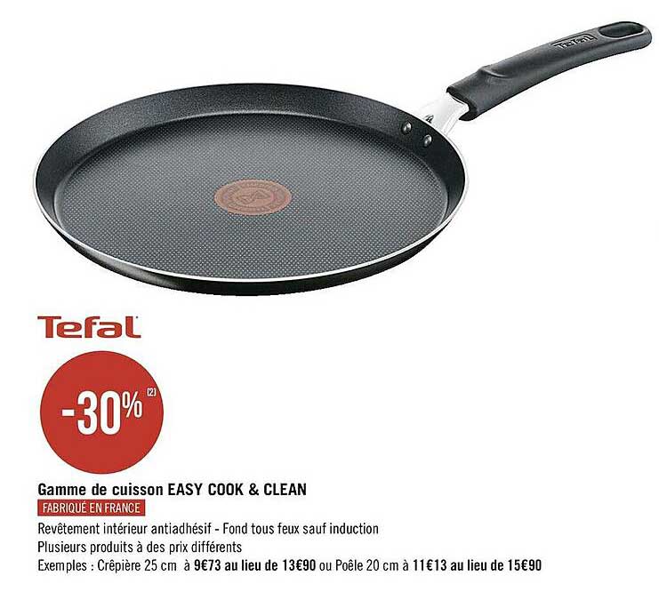Gamme De Cuisson Easy Cook & Celan Tefal