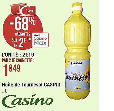 Huile De Tournesol Casino