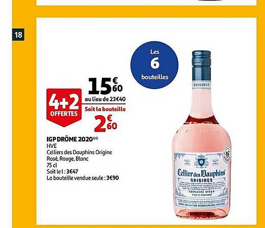 igp drôme 2020 hve celliers des dauphins origine