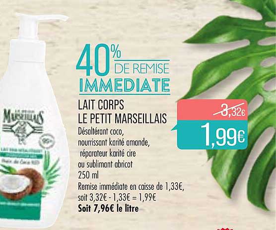 Lait Corps Le Petit Marseillais