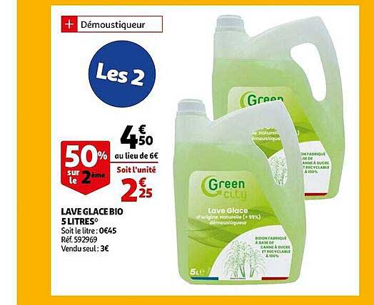 lave glace bio 5 litres green city