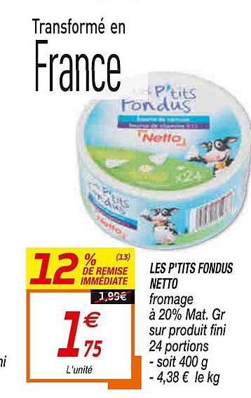 les p'tits fondus netto