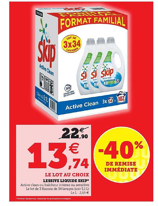 Lessive Liquide Skip