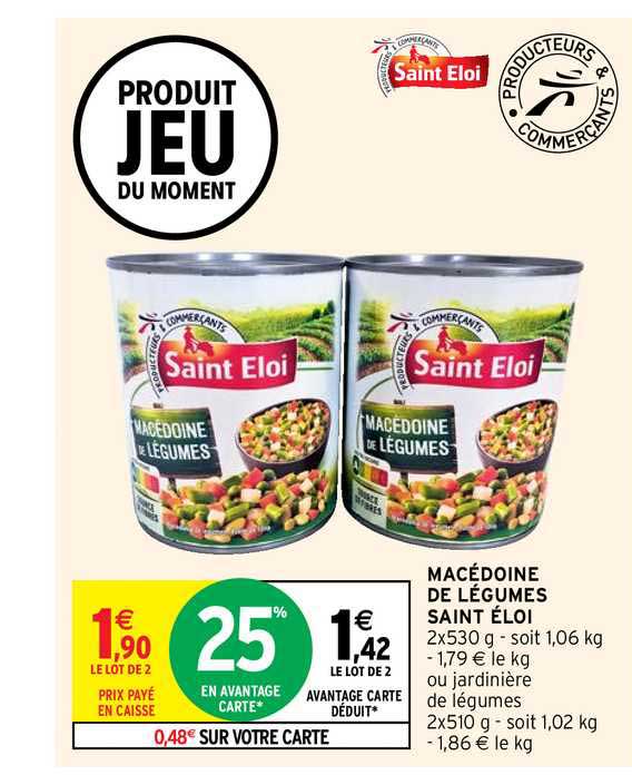 Macédoine De Légumes Saint éloi