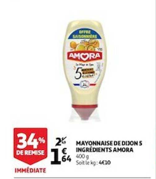 Mayonnaise De Dijon 5 Ingrédients Amora